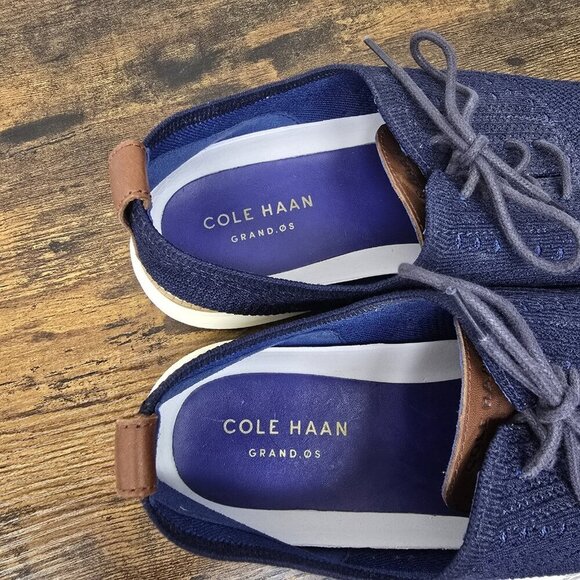 Cole Haan Original Grand Stitchlite Oxford Shoe Mens 10M C27960 Blue Oxford